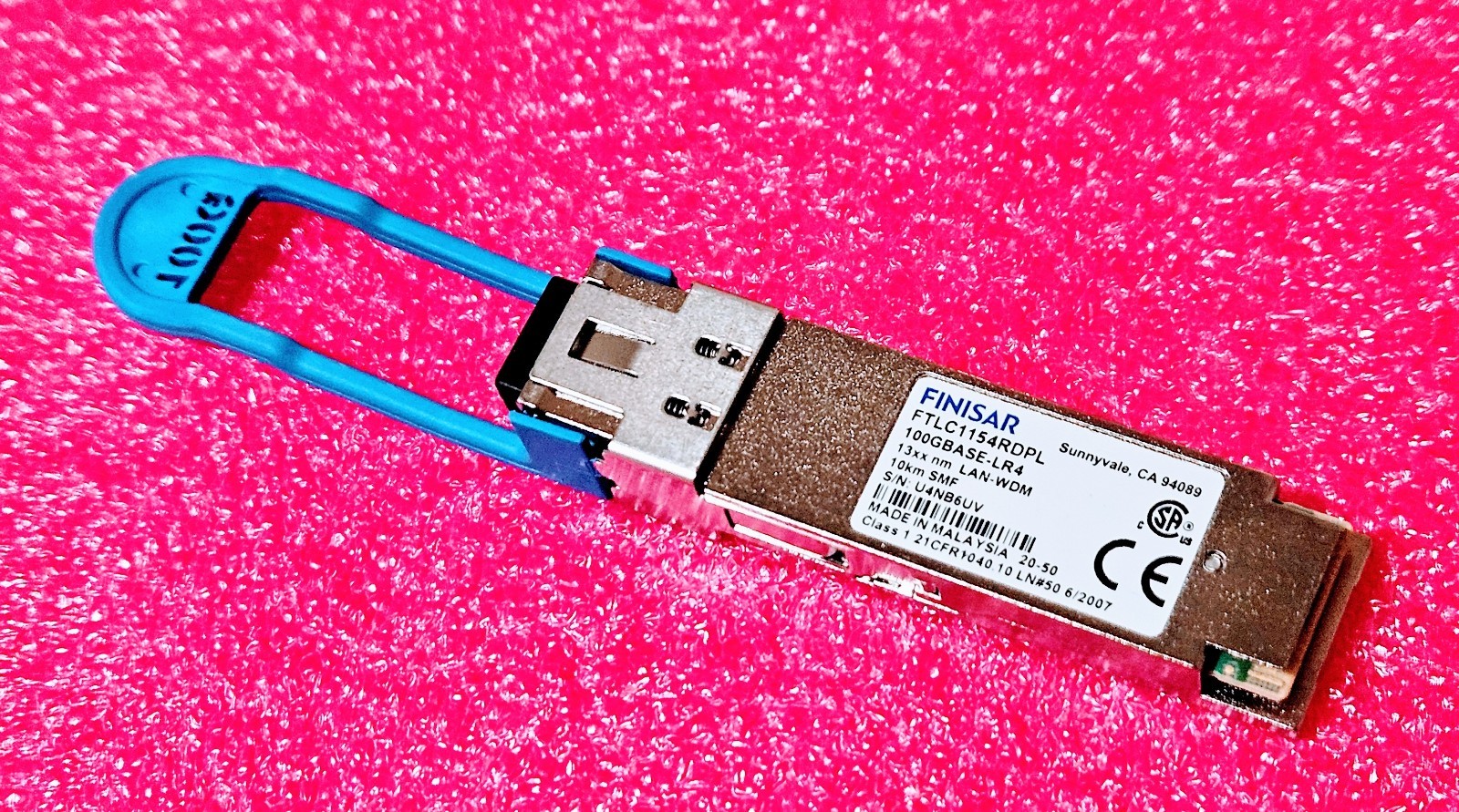 U84180 Genuine Finisar FTLC1154RDPL 100GBASELR4 13xx nm LANWDM 10KM SMF  G2U