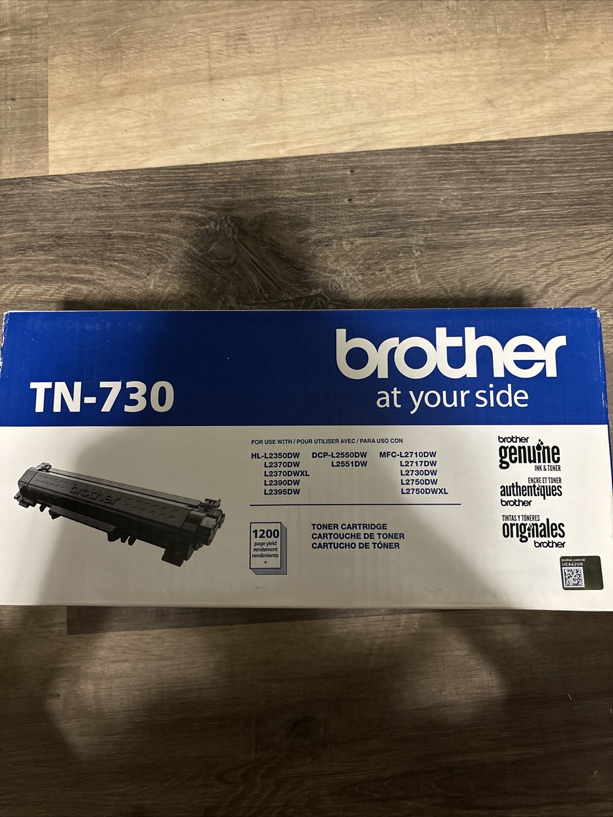 Brother TN730 Black Toner Cartridge Brand New Never Opened Sealed