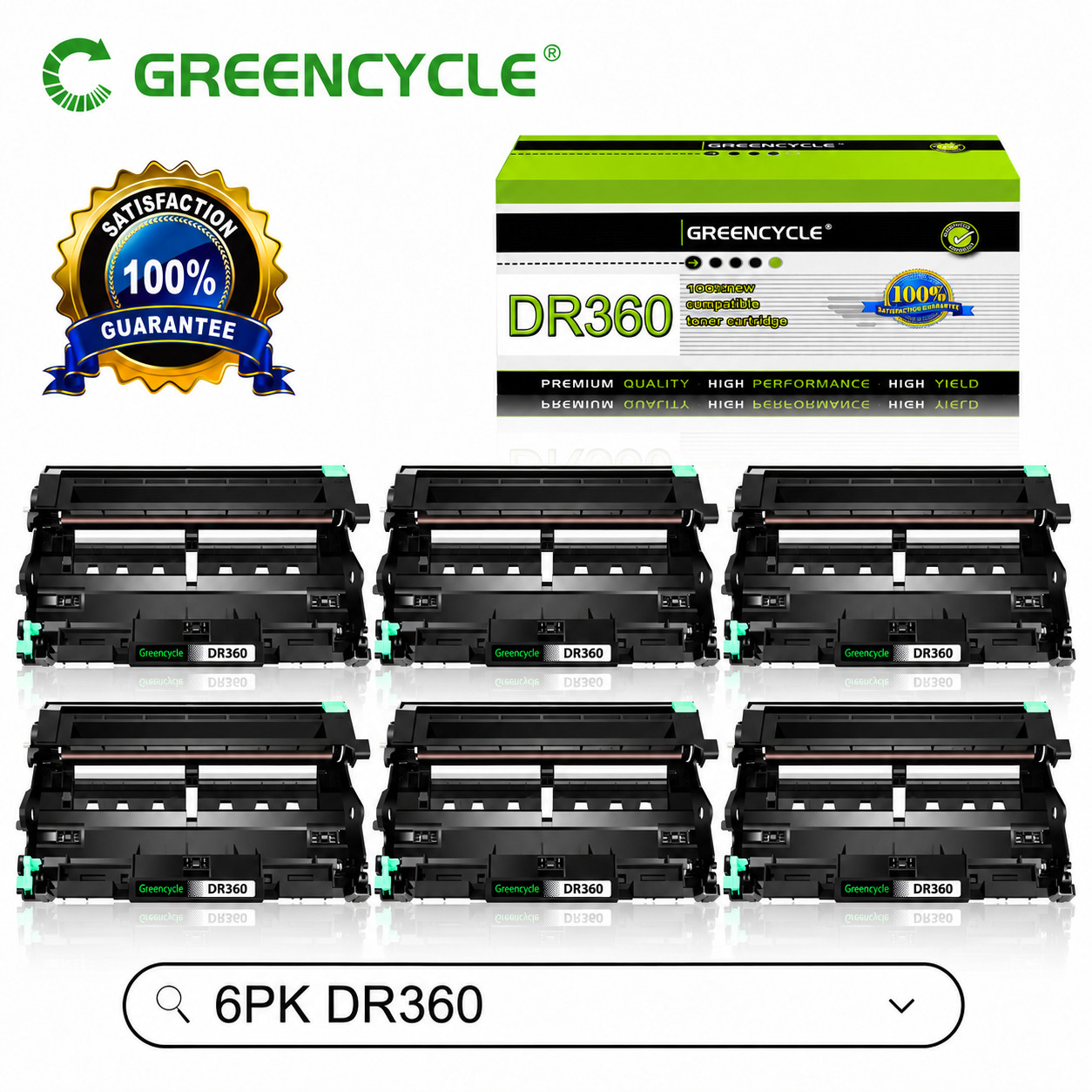 6PK DR360 Drum Unit For Brother DR-360 MFC-7320 MFC-7340 MFC-7345DN MFC-7345N