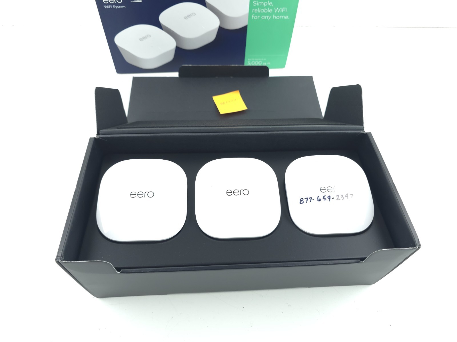 Eero (2nd Gen) Dual Band WiFI Mesh Wireless Router J010001 (3-pack Bundle)