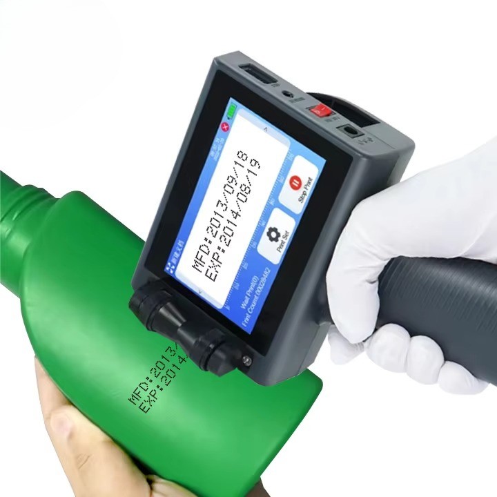 12.7mm  Handheld Inkjet Printer Prints Expiry Date and Batch Number