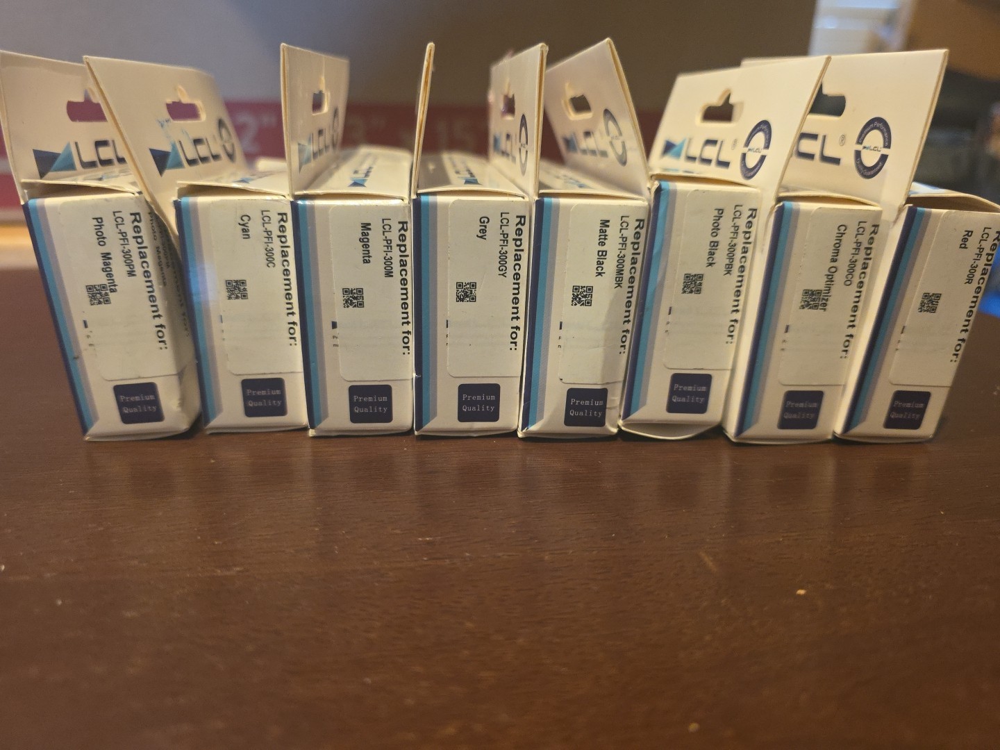 LCL PFI-300 Ink Cartridge Value Pack 8 Pack Exp 2/2028
