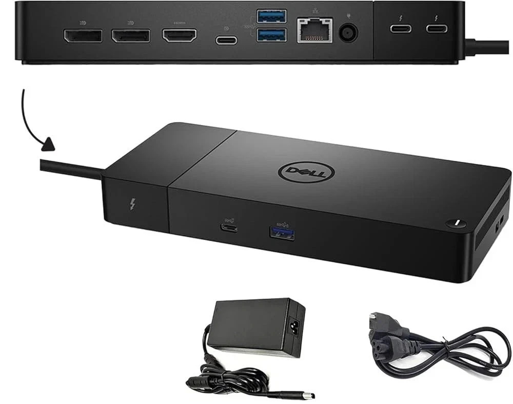 AU SELLER Dell WD22TB4 Thunderbolt 4 Dock USB-C with orig 180W PSU - TESTED