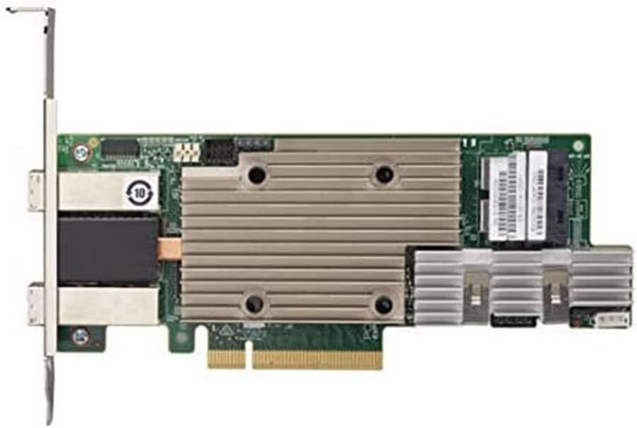 Broadcom LSI Megaraid 9380-8i8e 16-Port PCIe 3.0 x8 12G SAS+SATA RAID Controller