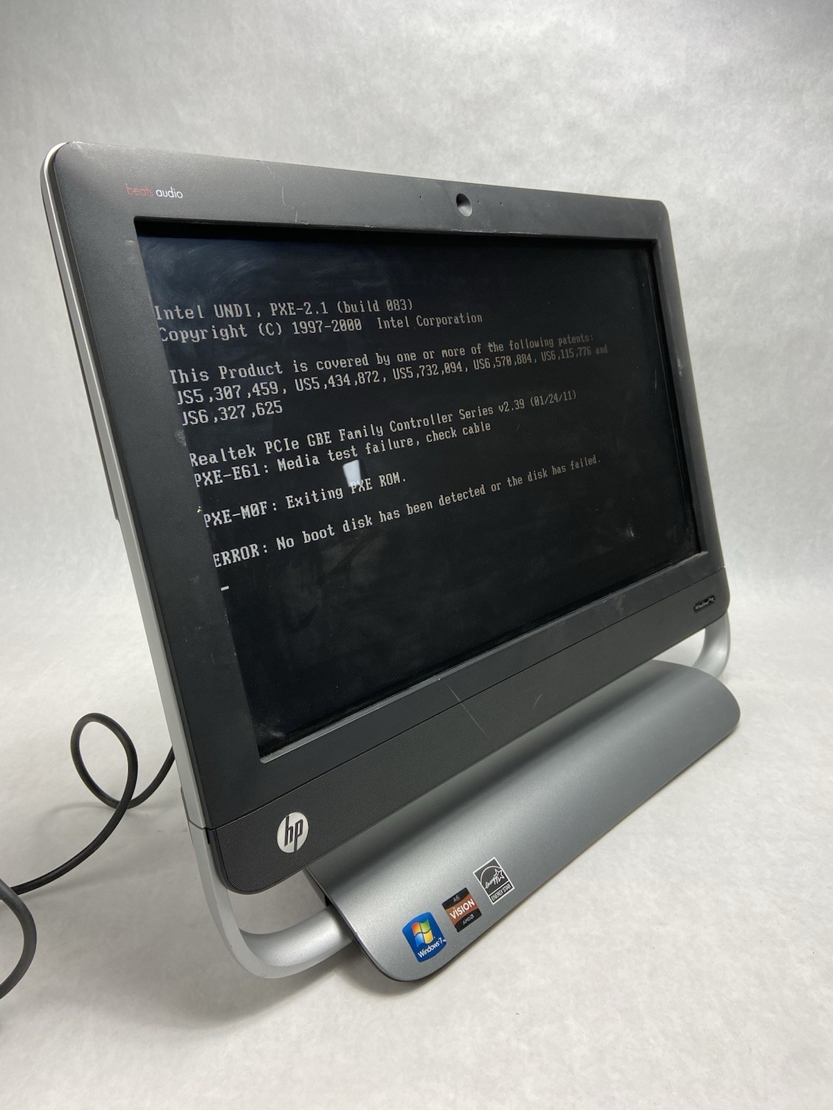 HP 320-1050 AIO AMD A6-3600 2.1GHz 6GB RAM No HDD No OS