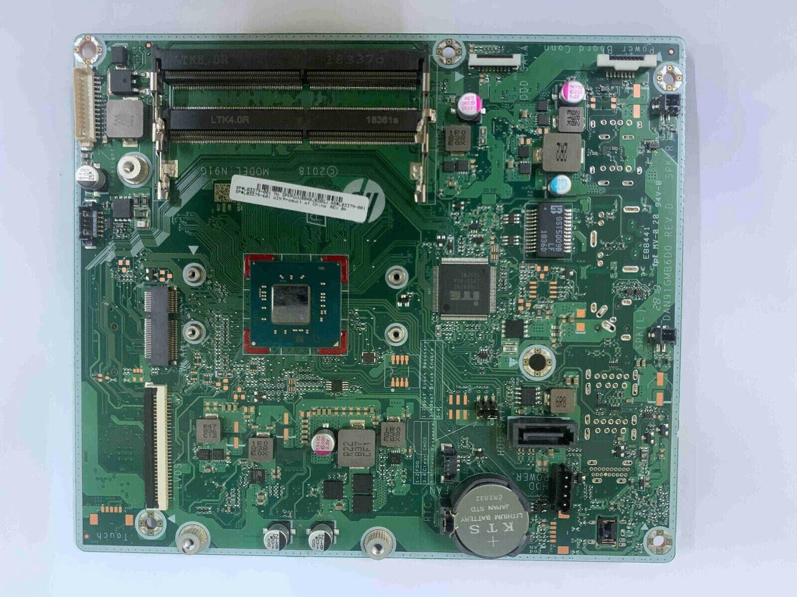 NEW HP 20-C400NA 20-C410 CELERON J5005 CPU AIO MOTHERBOARD L03379-001 601