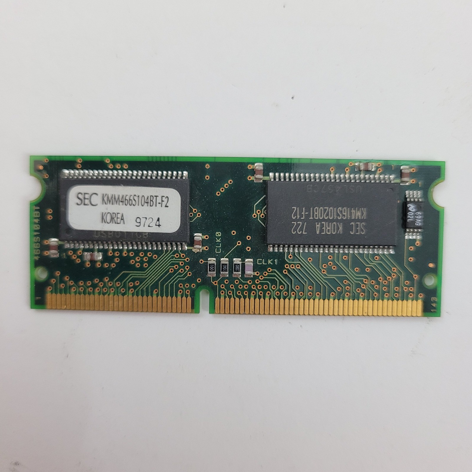 Samsung SDRAM KMM466S104BT-F2 8MB PC66 100MHz 144-Pin SODIMM Laptop RAM Memory