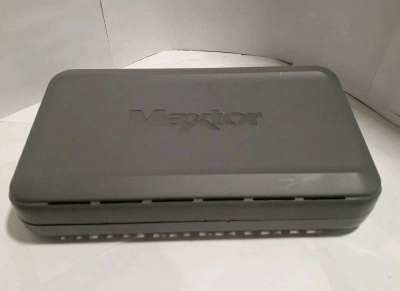 Maxtor Personal Storage 3200 Empty External Hard Drive Case Enclosure Shell Only