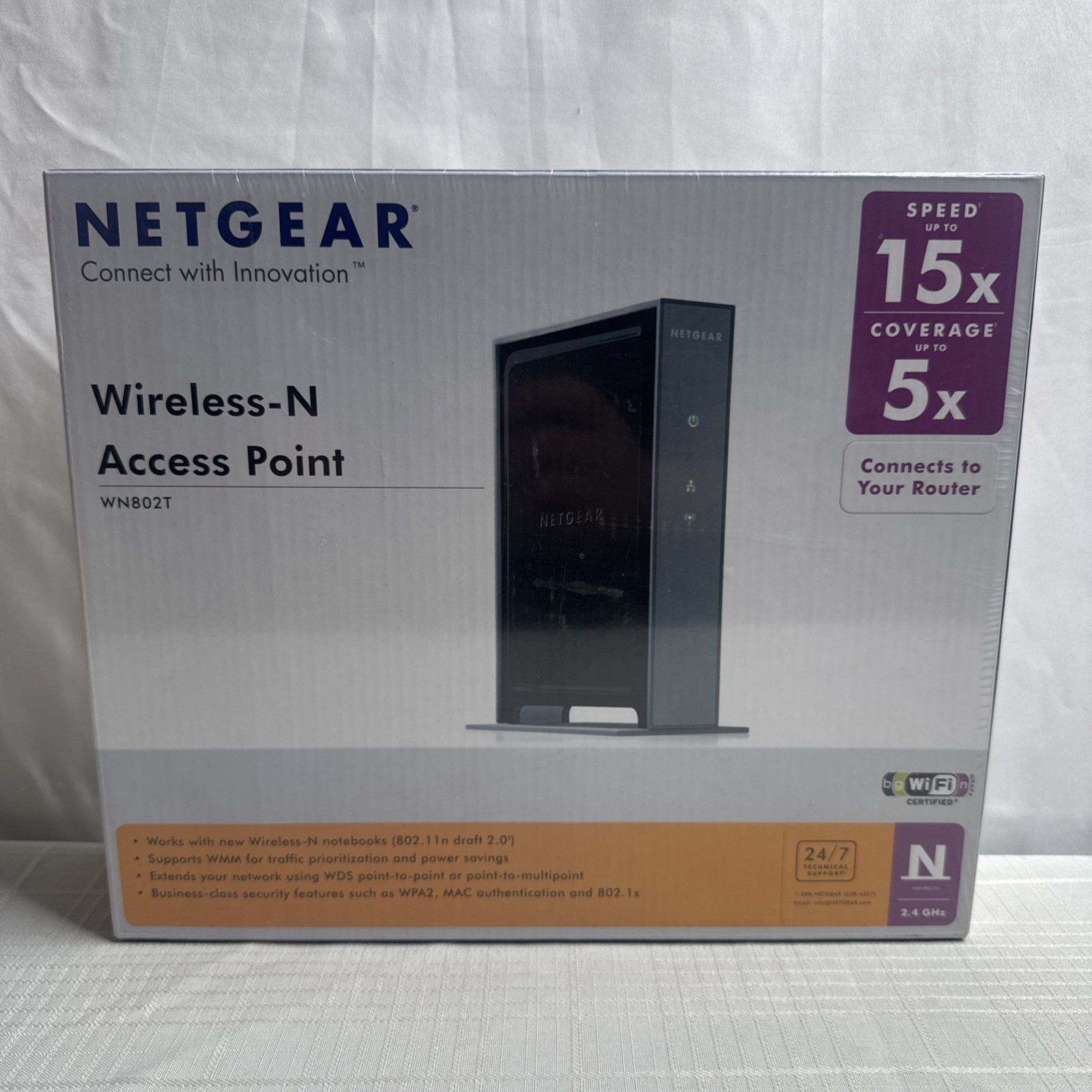 Netgear Wireless-N Access Point WN802T BRAND NEW SEALED