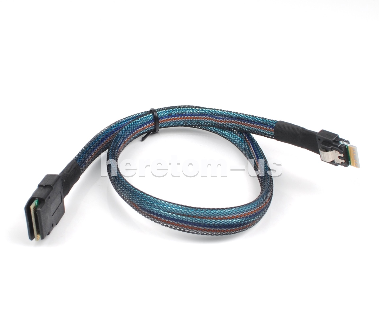 Lot Slim SAS 4.0 SFF-8654 Host to SFF-8087 Target Hard Disk Raid Cable 50/100 CM