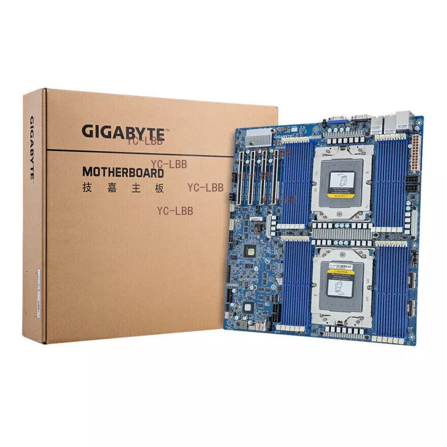 Gigabyte MZ73-LM1（Rev. 3.x）Support AMD EPYC 9005 SP5 E-ATX Server MotherBoard