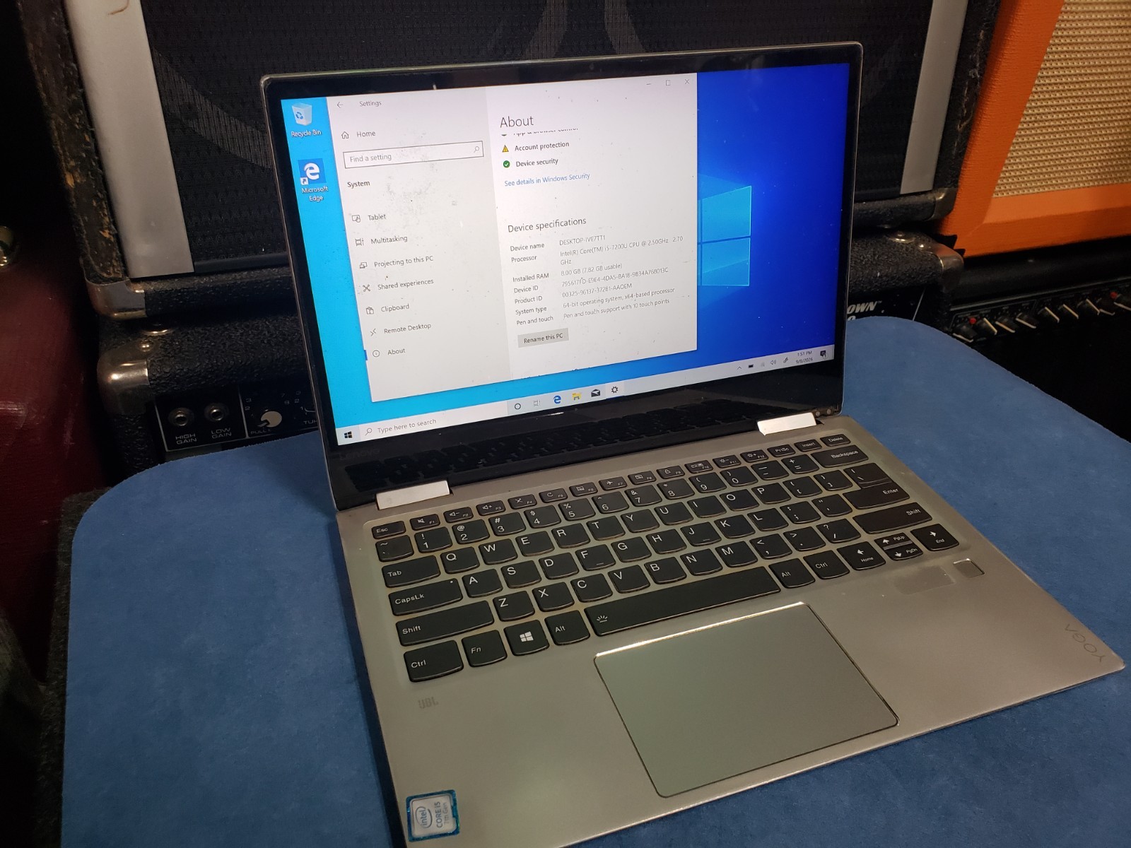 Lenovo YOGA 720-13IKB - Intel Core i5-7200U - 8GB RAM - 256GB SSD untested