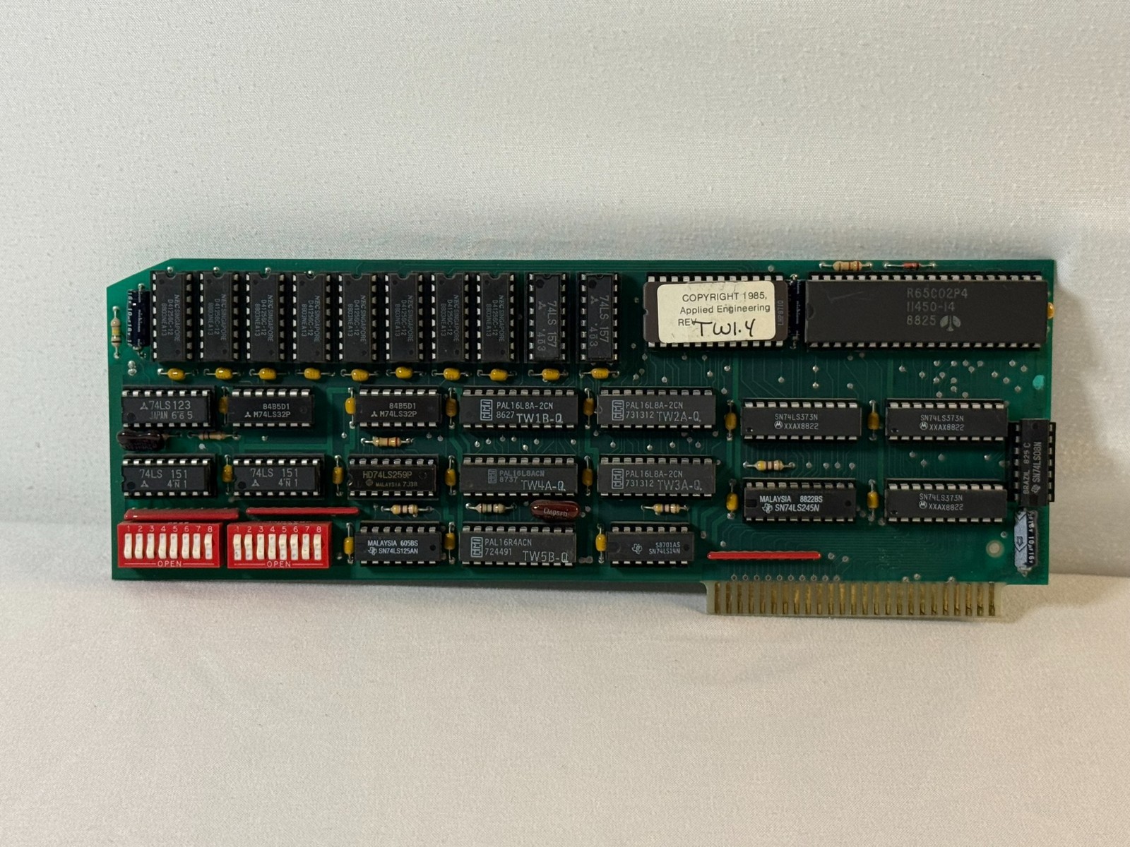 Applied Engineering TransWarp Apple II II+ IIe 3.6MHz 256K Accelerator Rev 1.4