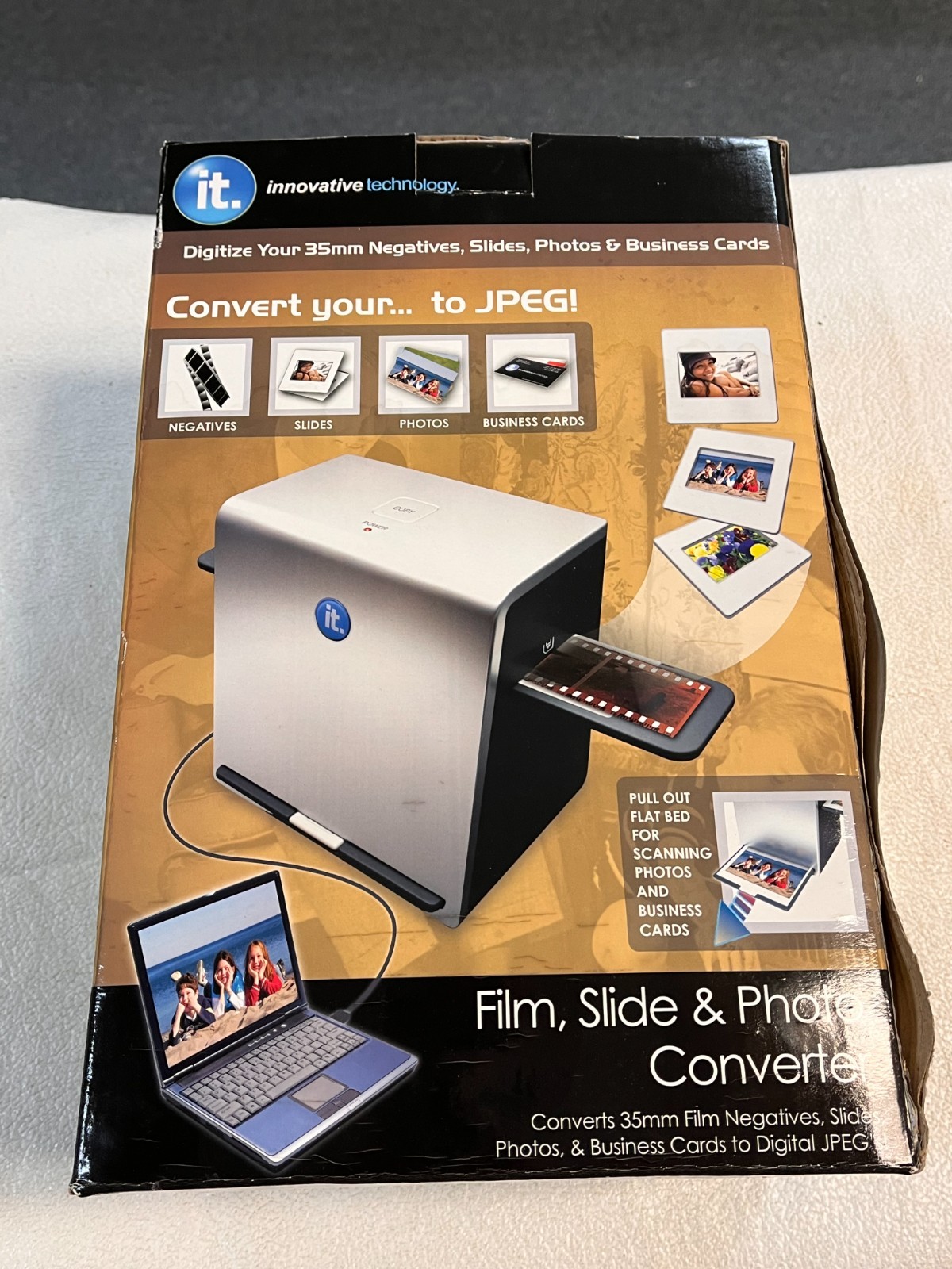 IT Innovative Technology Film, Slide & Photo Converter - New in Box - NIB
