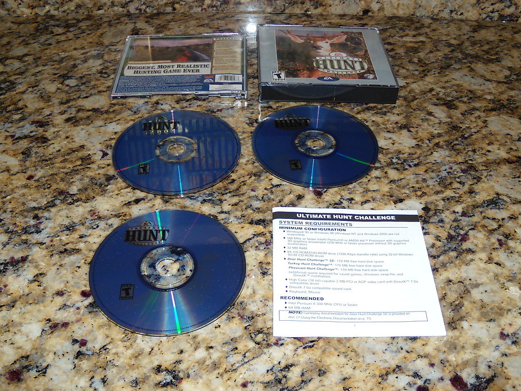 Ultimate Hunt Challenge Pack Turkey Pheasant Deer (PC, 2001) Mint