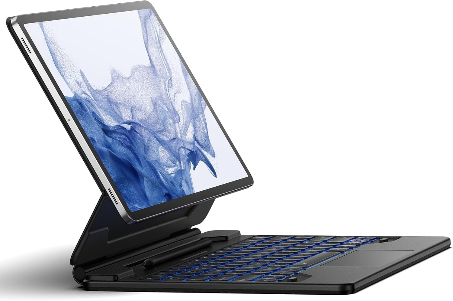 Dexnor DK001 Floating Cantilever Magnetic Bluetooth Keyboard Folio Case - Black