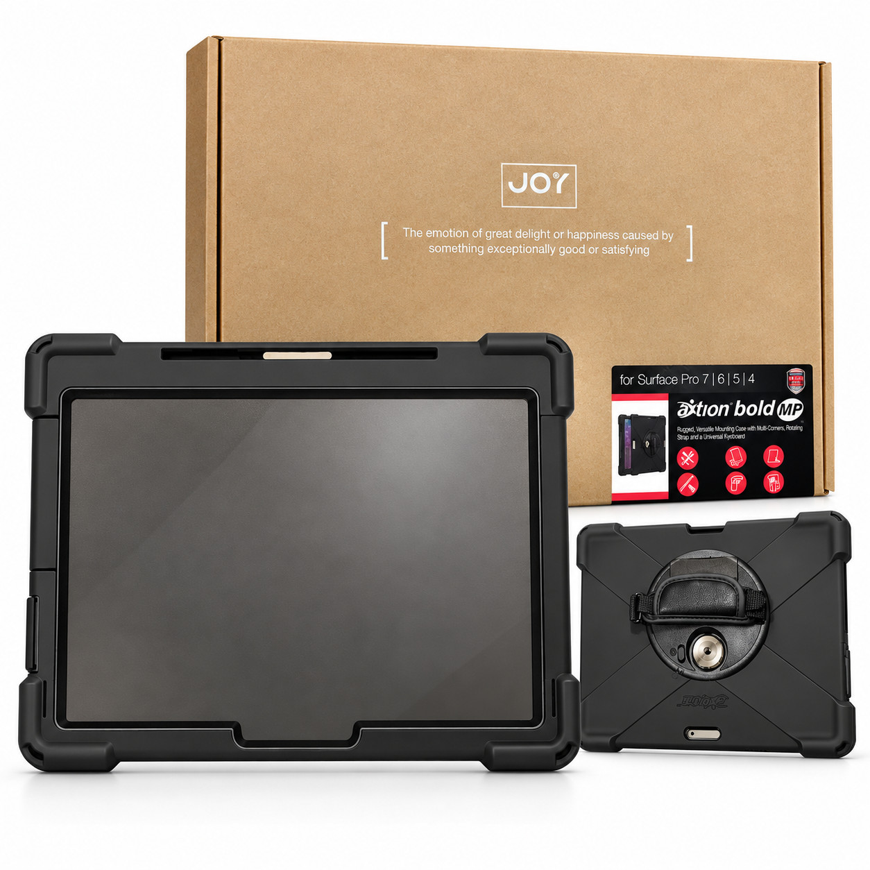 The Joy Factory aXtion Bold MP Rugged Case for Surface Pro 7/6/5/4 Black