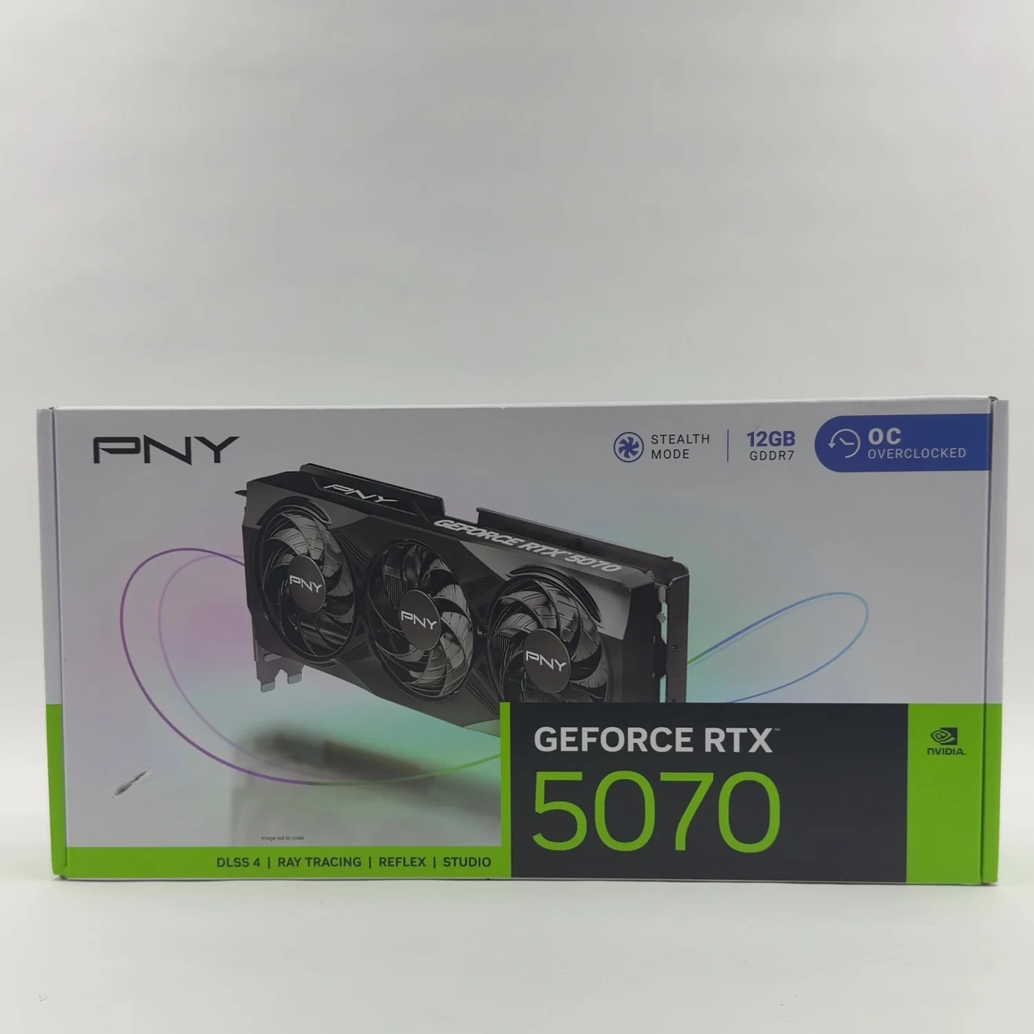 New PNY GeForce RTX 5070 OC 12GB GDDR7 Graphics Card VCG507012TFXPBW1-O