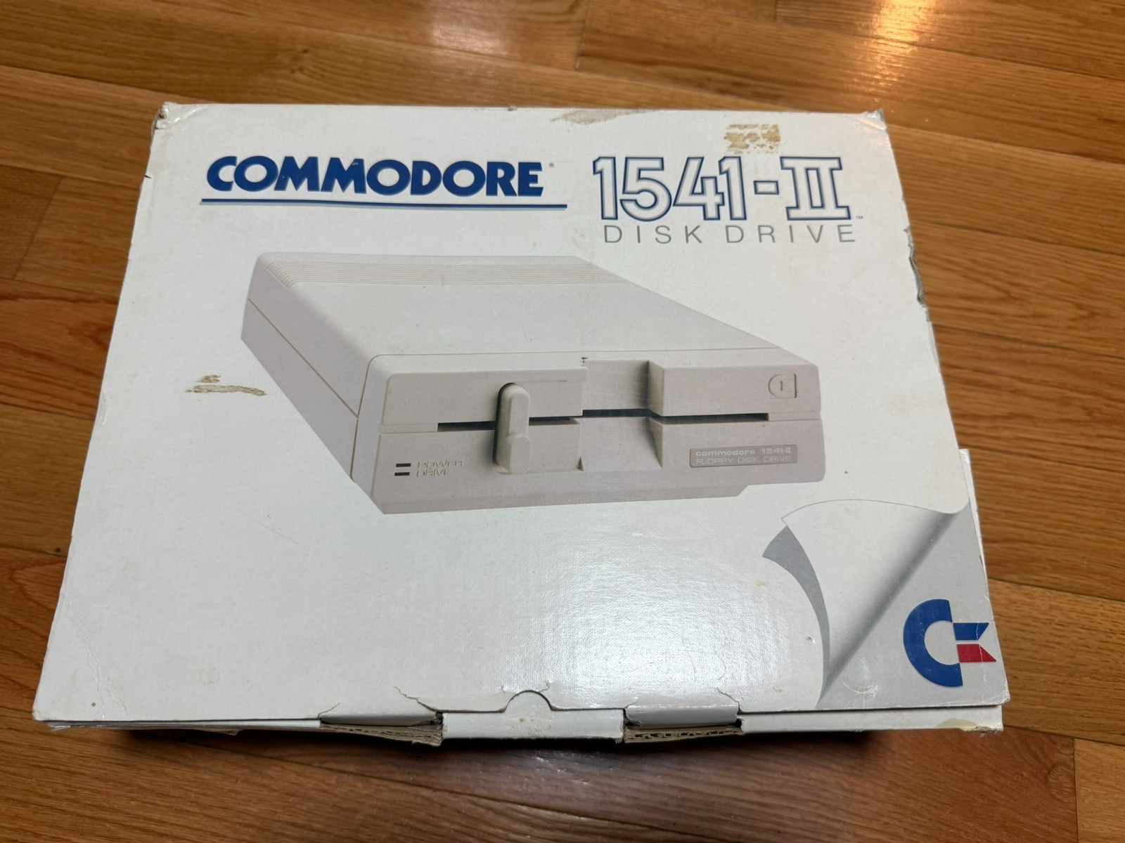 Commodore 1541-II Disk Drive w/ Manual, Cables, Box, Head Vibration Protector