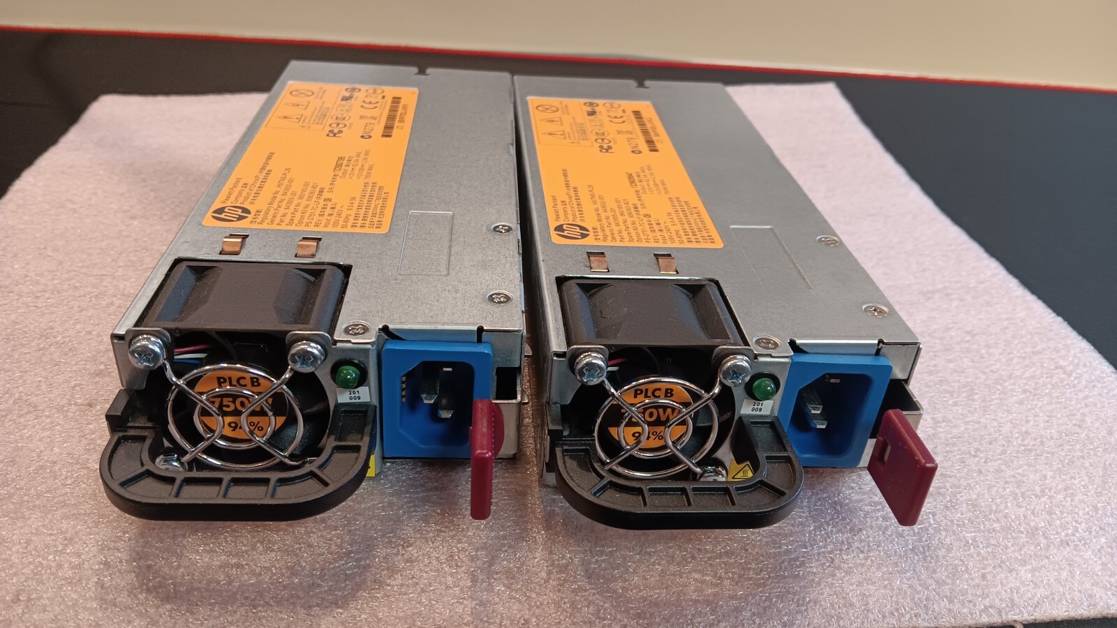 Lot of 2 HP 656363-B21 750W 80Plus Plat Power Supply ProLiant DL380p 660183-001