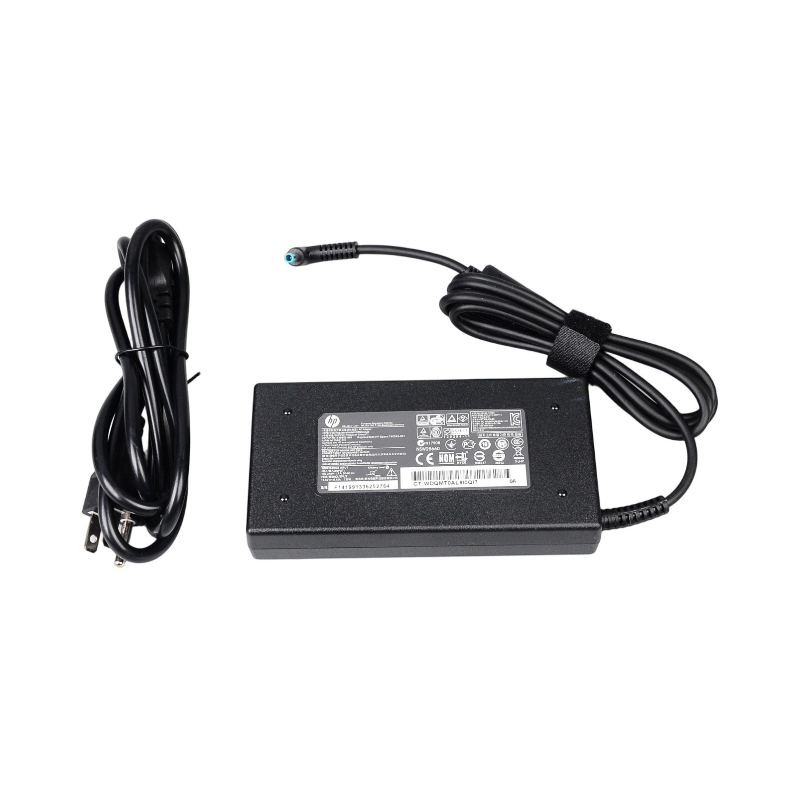Genuine 120W 19.5V AC Adapter for HP HSTNN-CA25 732811-002 710415-001 4.5x3.0mm