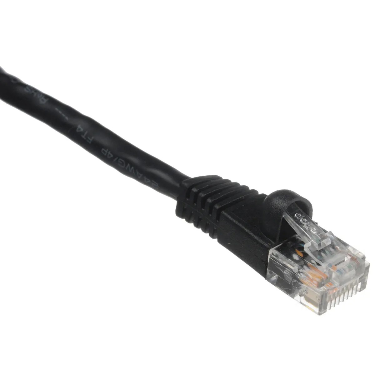 Comprehensive 50' Cat5e 350Mhz Snagless Patch Cable, Black