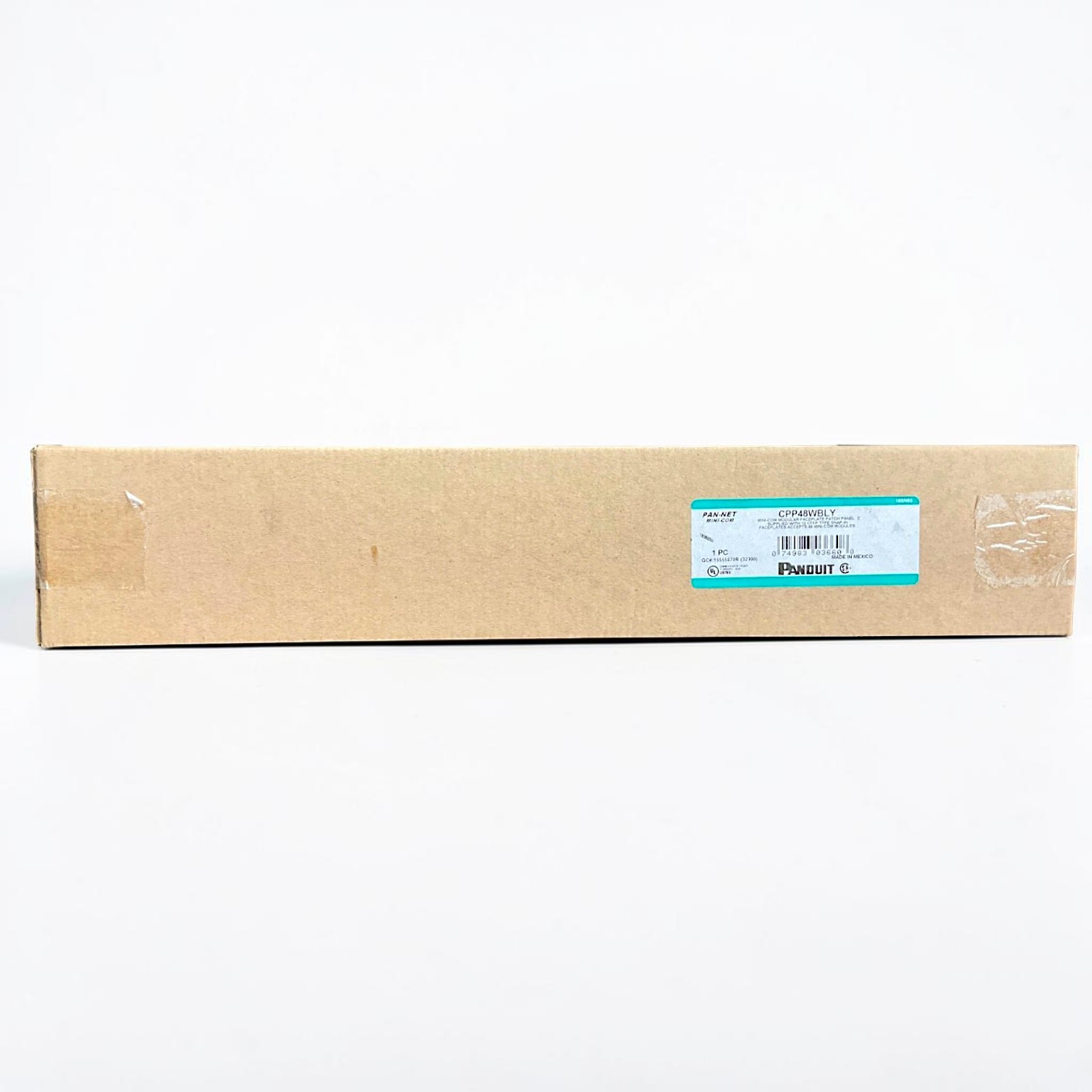 Panduit CPP48WBLY Modular Patch Panel Frame 48-Port 2U Rack Mount UTP Cat6 Cat5e