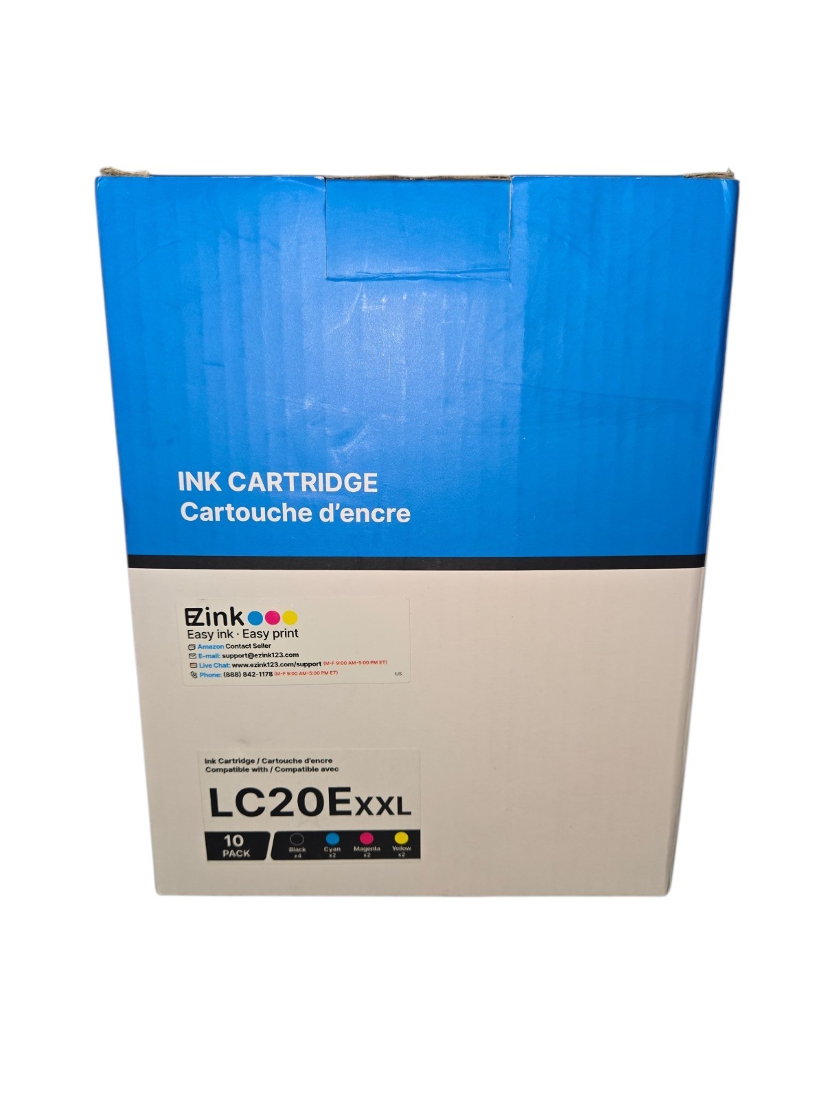 Ink Cartridge 10PK LC20E XXL LC20EXXL for Brother MFC-J985DW MFC-J775DW MFC-J592