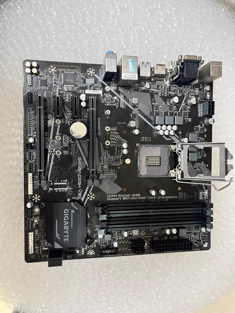 Gigabyte B460M DS3H V2 Motherboard 1200 Supports 10th Gen PCIe Gen3 x4 M.2