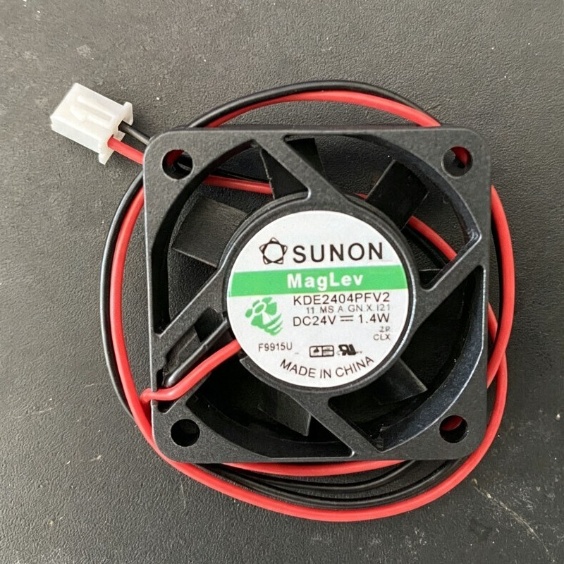 For SUNON KDE2404PFV2 4010 4CM 24V 1.4W 2pin Maglev Cooling Fan 40X40X10MM