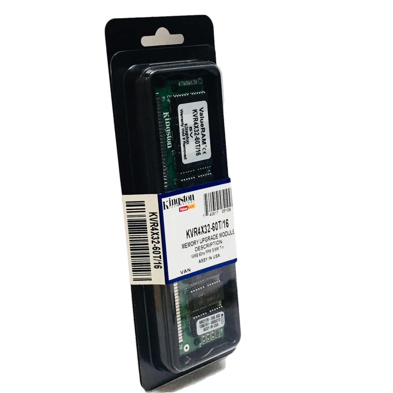 KVR4X32-60T/16 Memory Upgrade Module 16MB 60ns FPM SIMM TIN