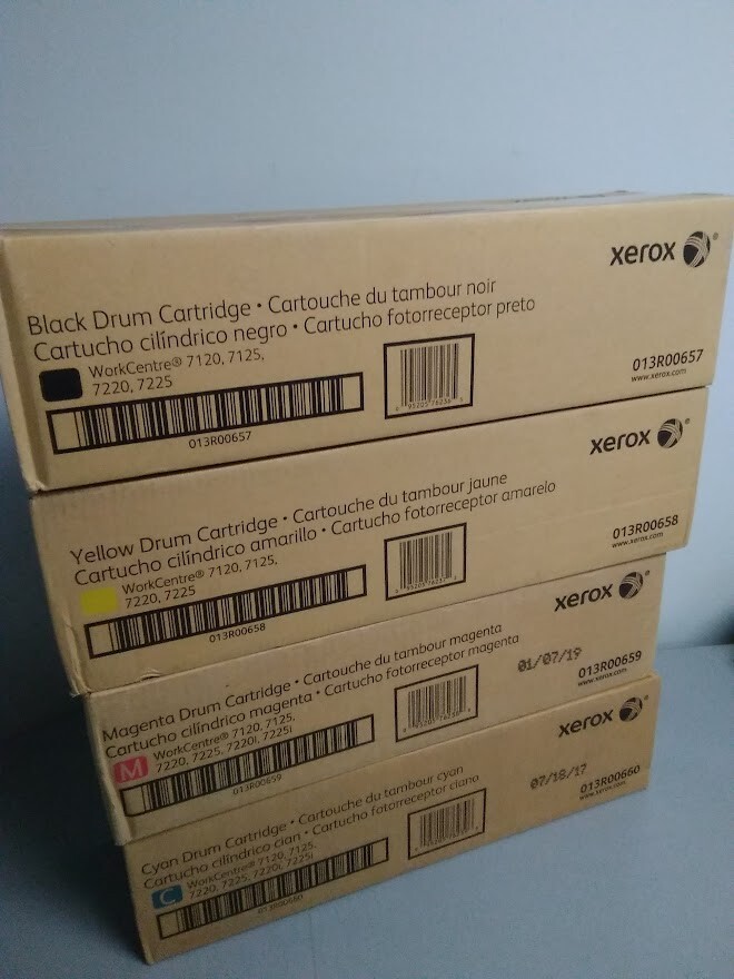  Xerox WorkCentre 7120 7125 7220 7225 Drum Set Of 4 R1 R2 R3 R4 CMYk