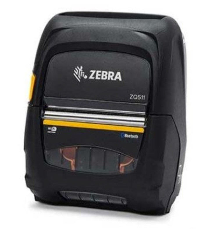 (lot of 10) Zebra ZQ511 Mobile Printer Thermal BT Wi-Fi BUW0000-00 w/AC Batt