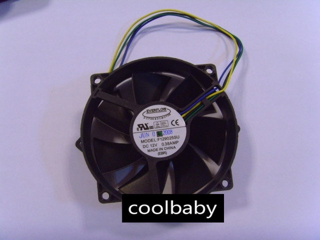EVERFLOW F129025SU Fan 9025 12V 0.38A 4pin