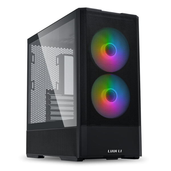 LIAN LI LANCOOL 207 Black Steel LAN207RX Tempered Glass ATX Mid Tower Case