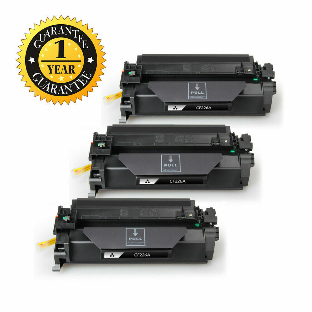 3x CF226A Toner Cartridge for HP 26A LaserJet Pro M426fdw M402n M402dn M426