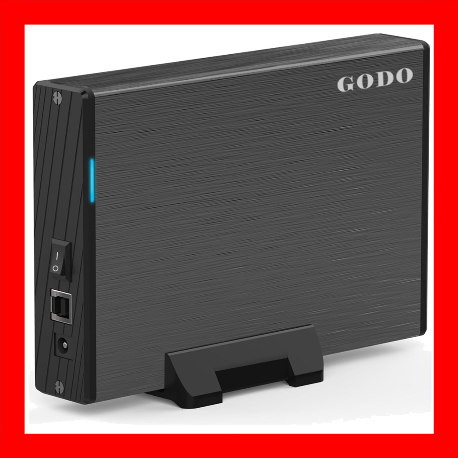 High-Capacity 18TB USB 3.0 External Hard Drive Enclosure with Safety Features