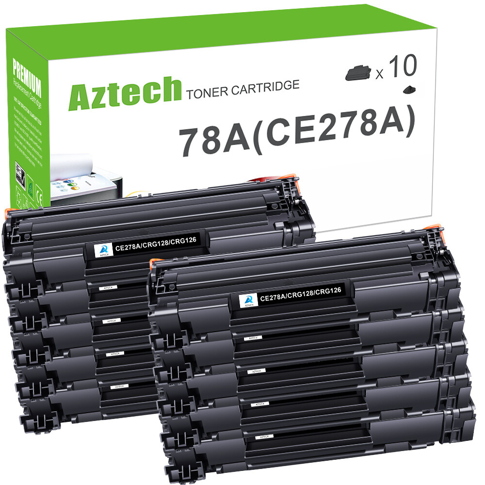 10 PCS 78A CE278A Toner Cartridge for HP LaserJet Pro M1536DNF MFP P1566 P1606DN