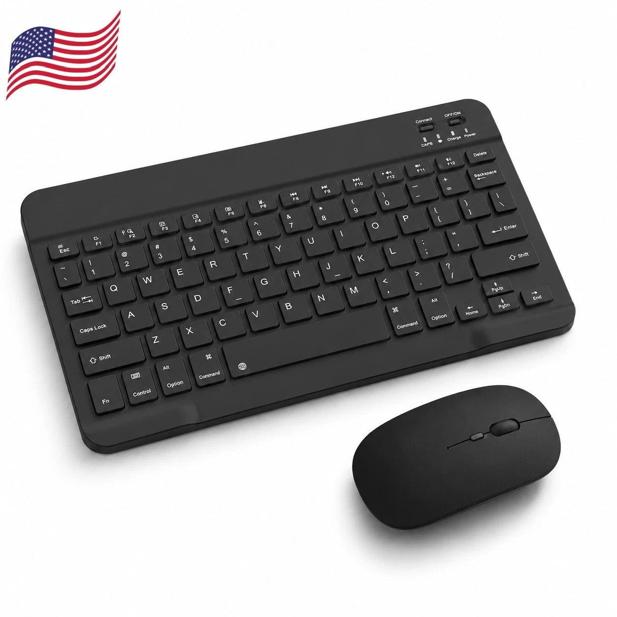 Rechargeable Bluetooth Keyboard and Mouse Combo Wireless Ultra Slim for Mac iPad