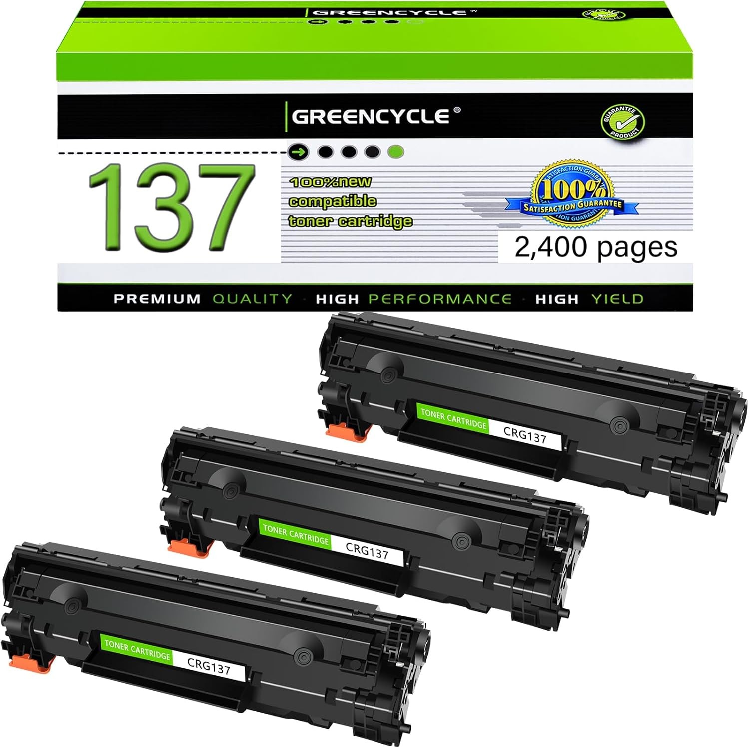 3PK  1PK CRG-137 CRG137 Toner Cartridge Replace Canon MF236n MF216n