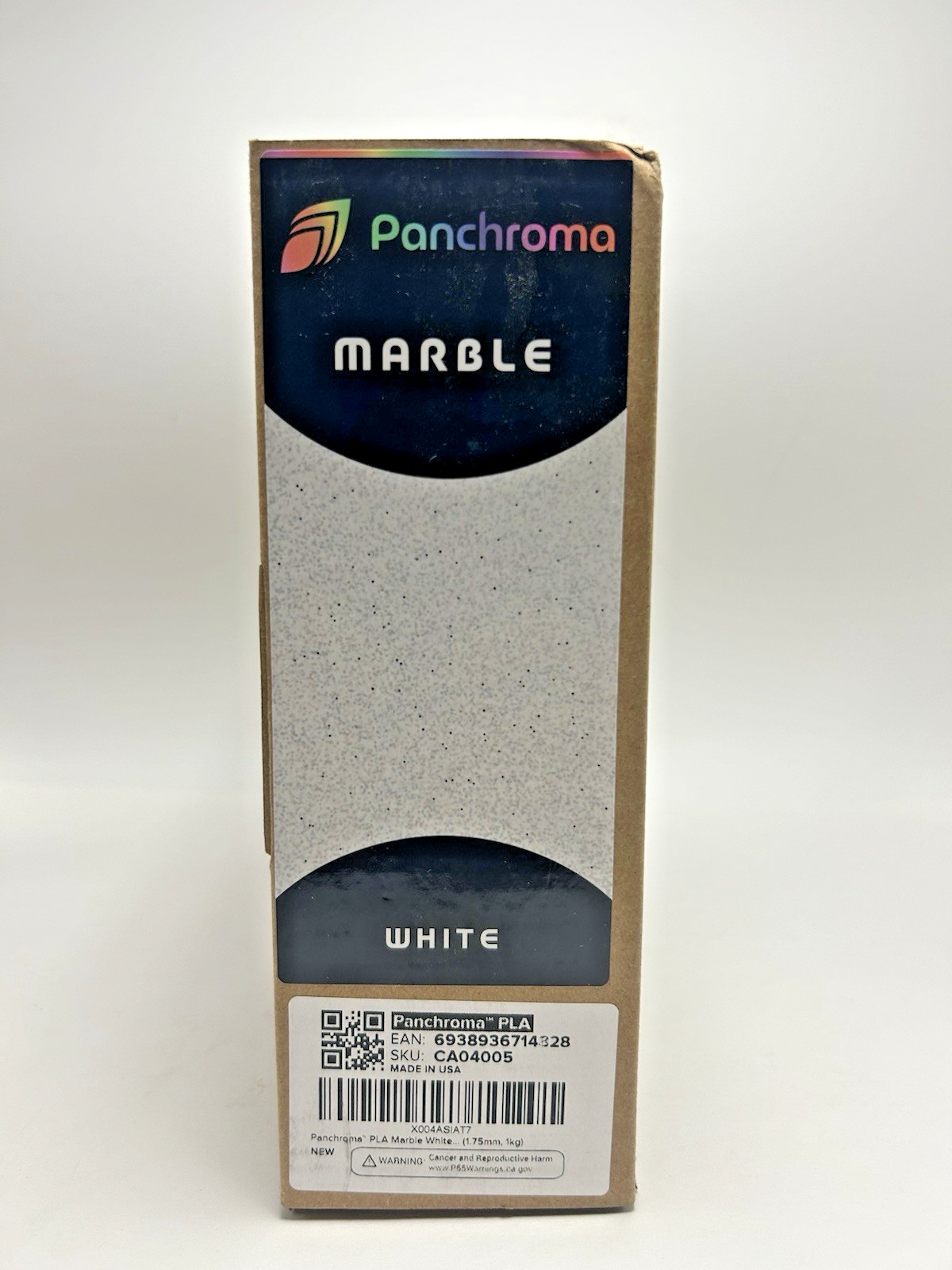 Panchroma PLA 3D Printing Filament Gradient Luminous  Marble White 1.75Mm 1 kg