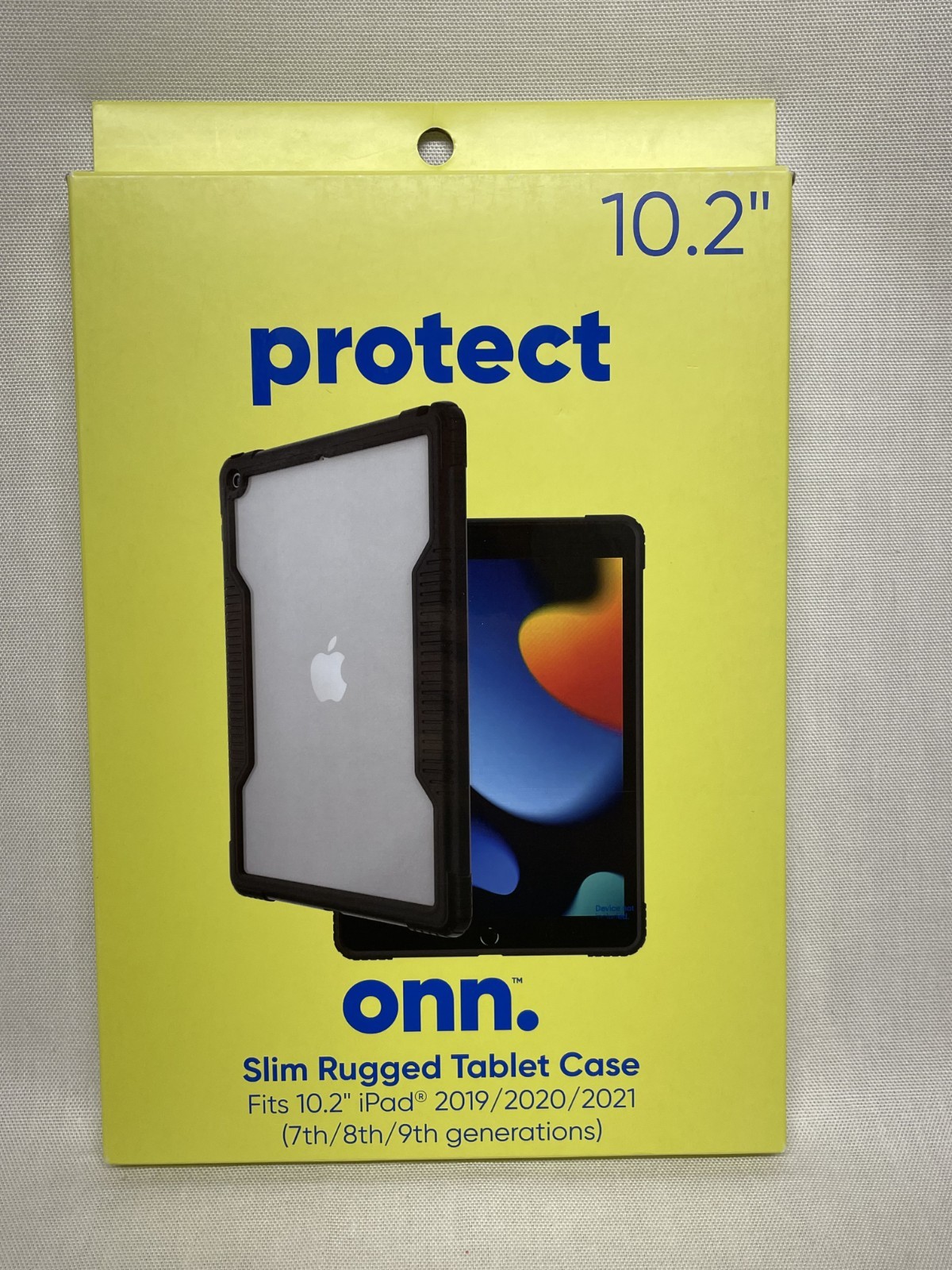 ONN. Slim Rugged Tablet Case for 10.2" iPad, NEW
