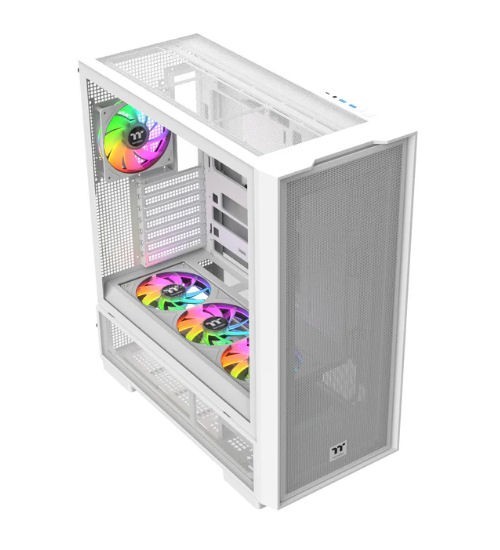 Thermaltake CA-11K-00M6WN-00 S380 TG ARGB Snow Mid Tower Chassis