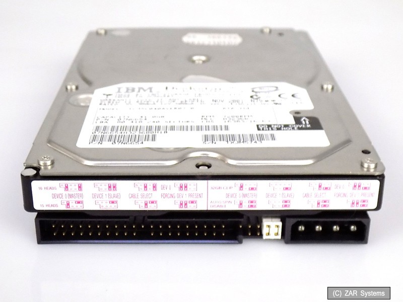 41GB IBM Deskstar IC35L040AVER07-0 07N6654 IDE 3.5 inch 7200rpm HDD Hard Drive