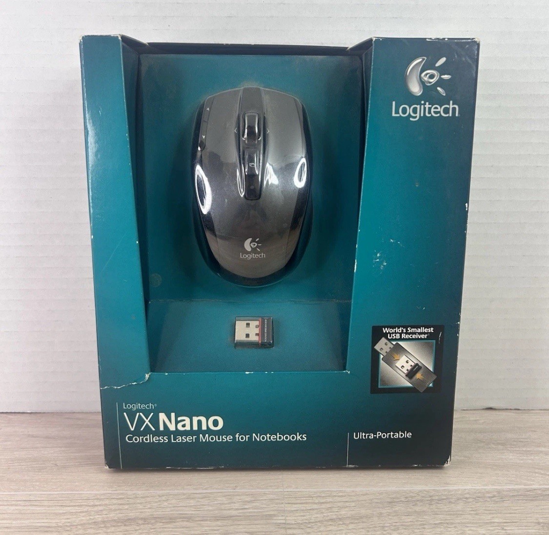 New Logitech VX Nano USB Cordless Laser Mouse for Travel Laptop/Notebooks