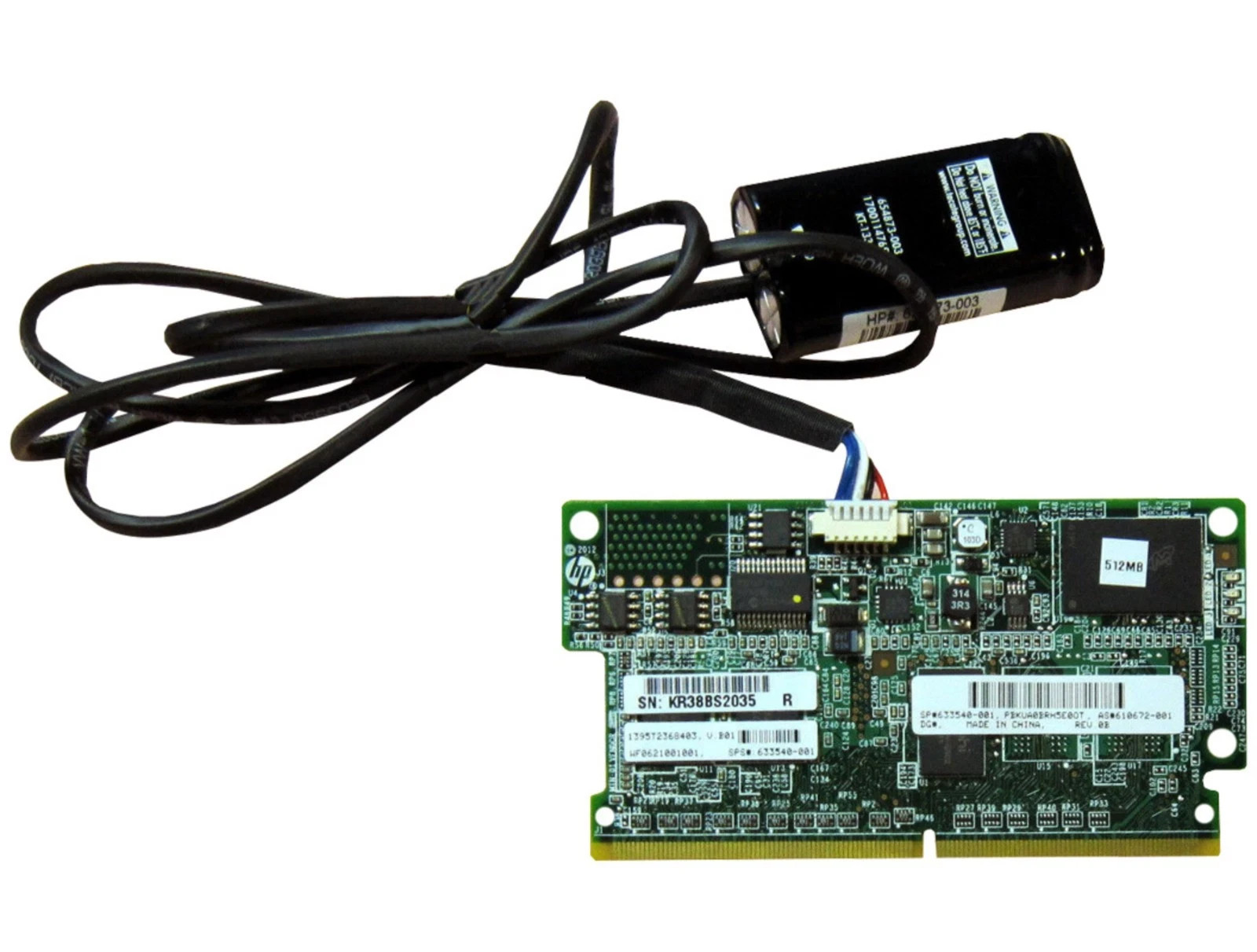 HP 661069-B21 633540-001 512MB P-SERIES SMART ARRAY FLASH BACKED WRITE CACHE