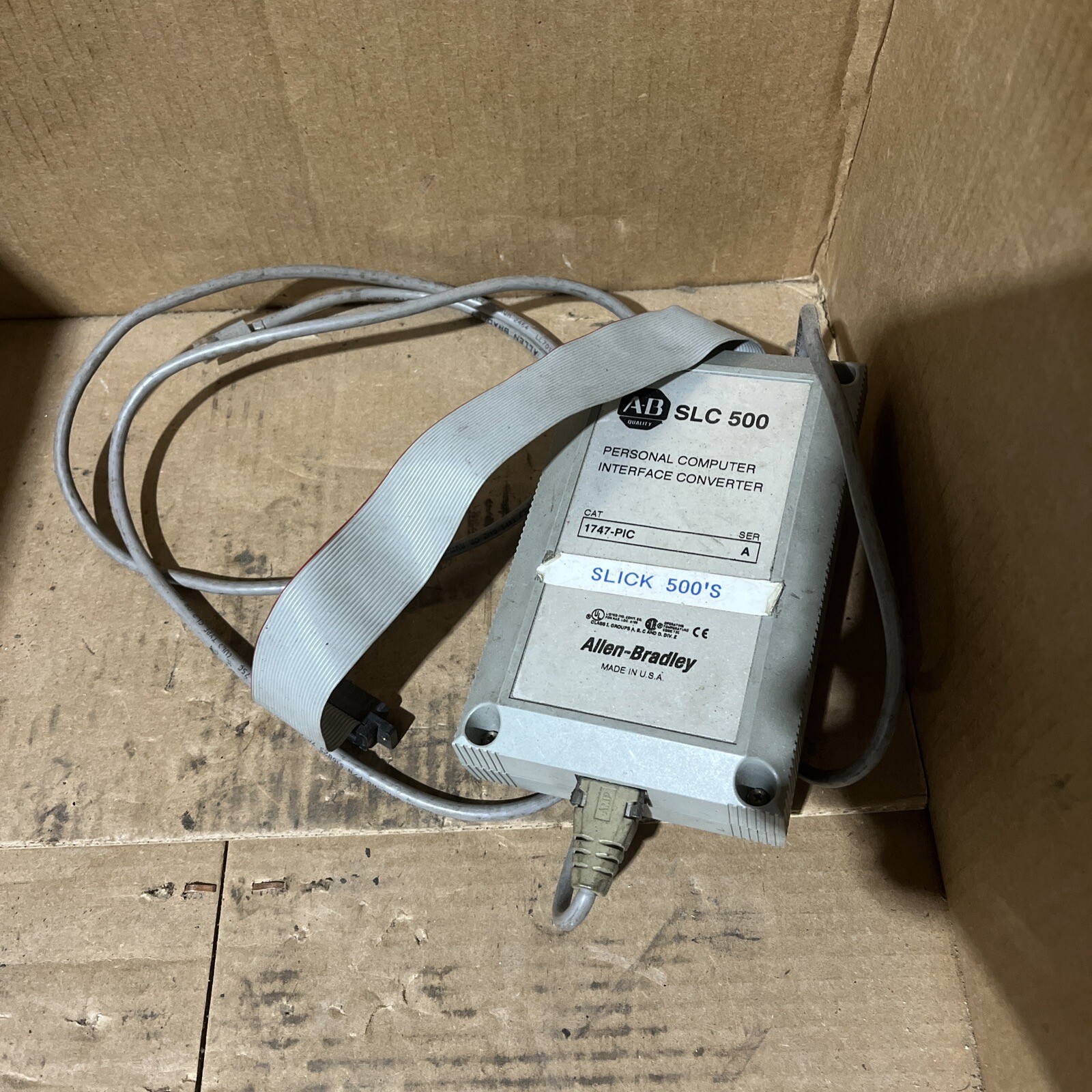 Allen Bradley 1747-PIC Ser A SLC 500 Personal Computer Interface 1747-C10 (SP71)