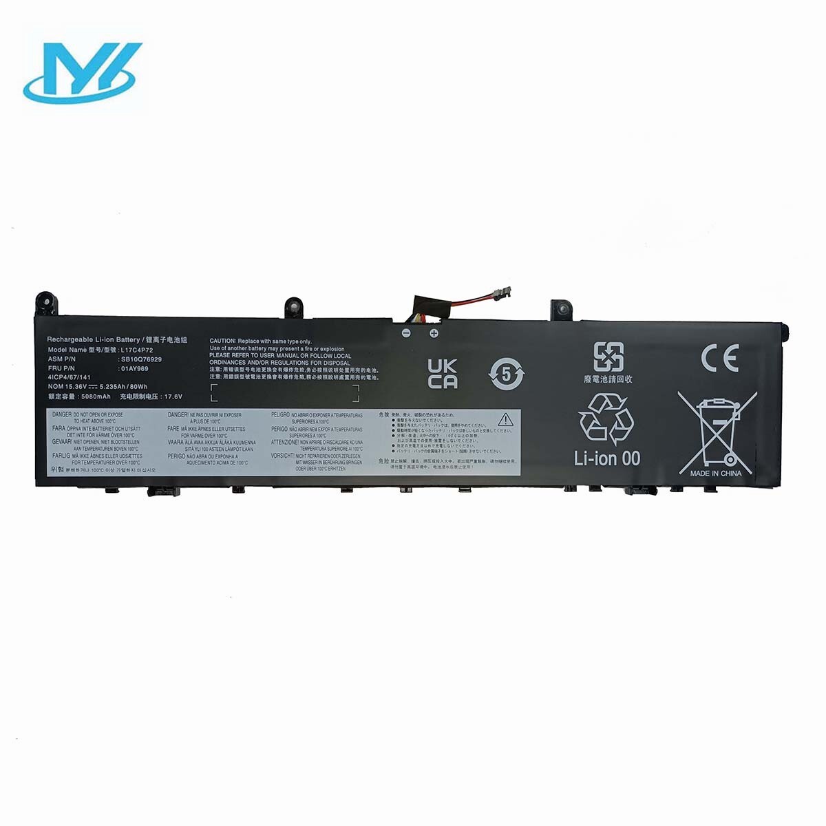 L17C4P72 L17M4P72 L18M4P71 Battery For Lenovo ThinkPad P1 X1 Extreme X1E 01YU911