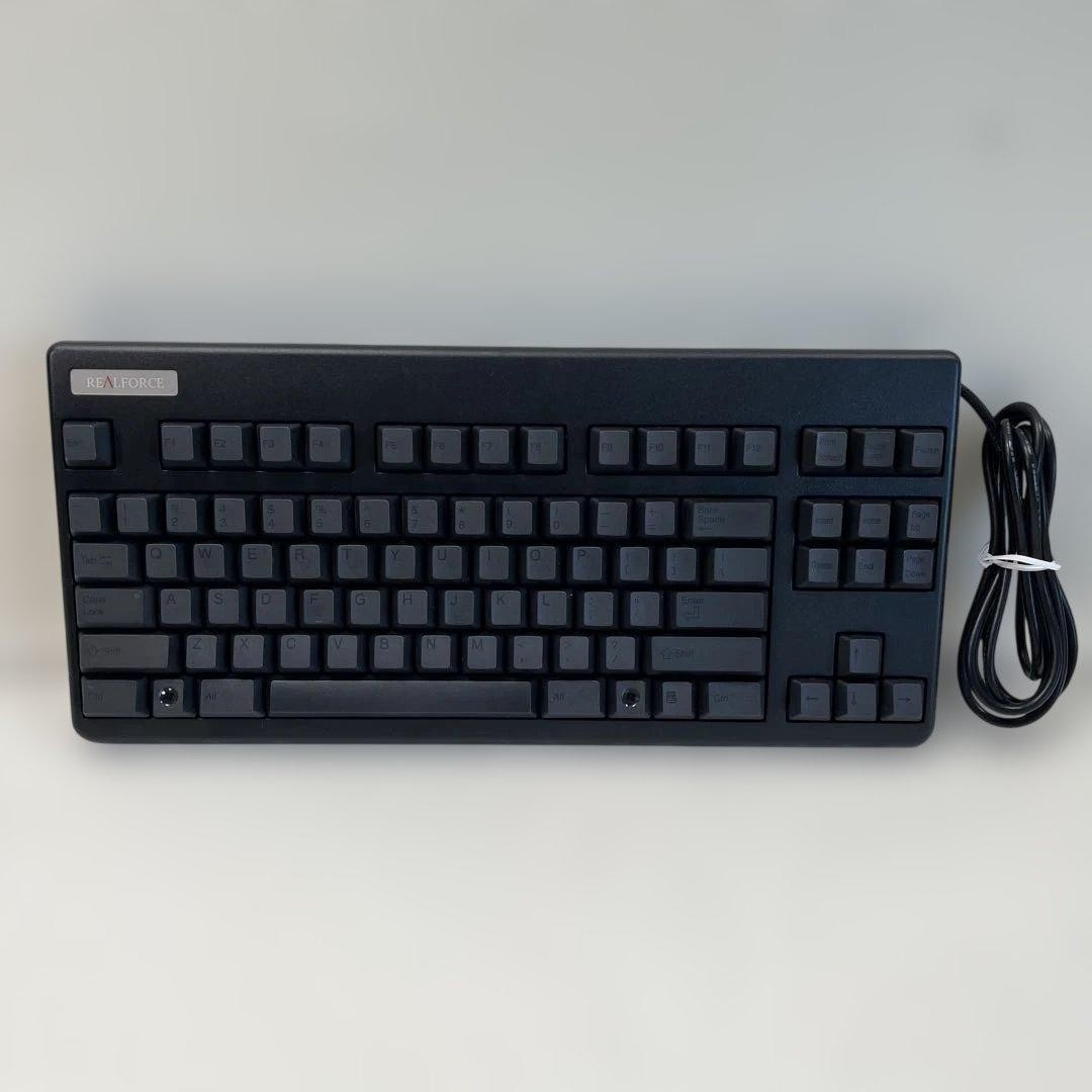 Topre REALFORCE 87UB SE17T0 US TKL Wired Keyboard Black Tested Japan