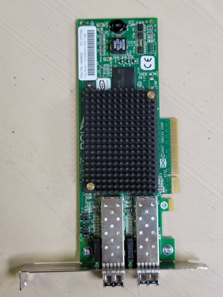 Emulex LPE12002 8GB Dual Port Fibre Channel PCIe Host Bus Adapter